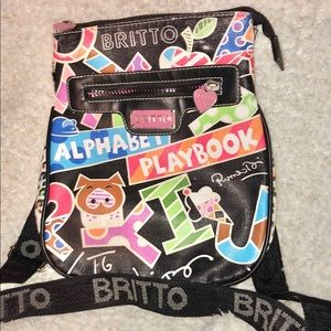 Romero Britto crossbody bag.
